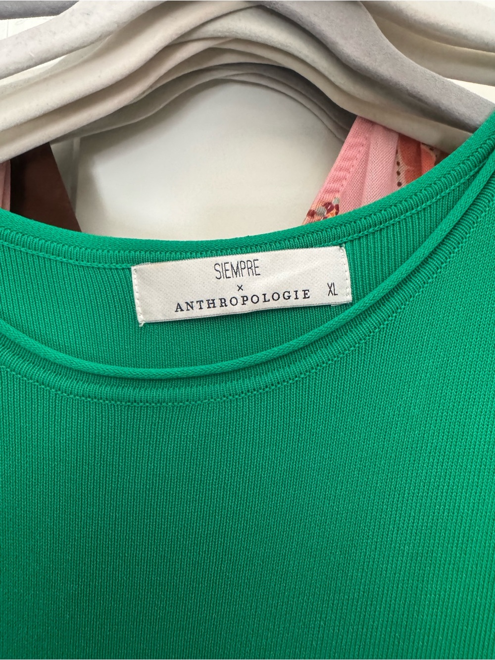 Green and White Sleeveless Colorblock Dress - Picture 2 of 3